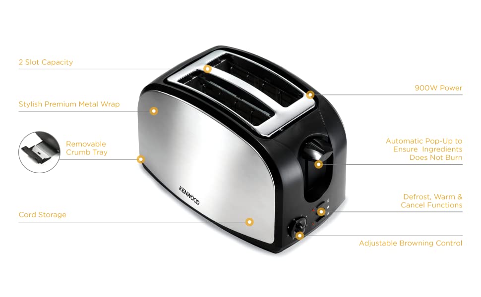 Kenwood-Metal-Wrap-Stylish-Premium-Design-2-Slice-Toaster-TCM01AOBK-B07XBTK7T5